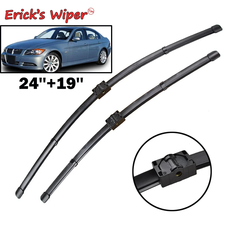 Erick's Wiper RHD & LHD Front Windscreen Windshield Wiper Blades For BMW 3 Series E90 E91 323i 325i 328i 335i 328xi 2005 - 2009