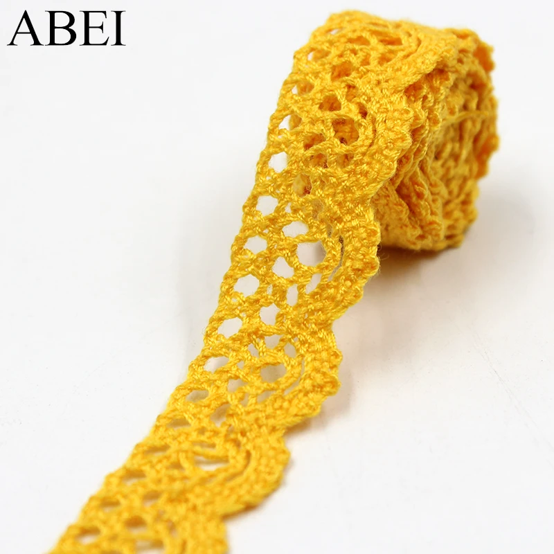 10yards/lot Quality vintage Cotton Lace Ribbon Garment Apparel Wrap Embellishment Diy Wedding Party Crafts Scrapbooking Decors