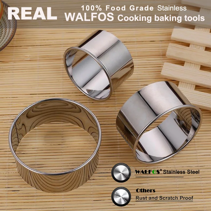 WALFOS 304 Stainless Steel Cutter Dumplings Mould Kitchen Maker Dumpling Skin Device Dough Press Pancake Tools