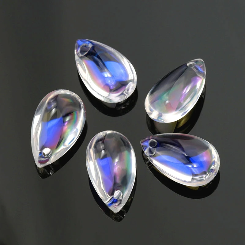 Super shiny 8x14mm drop shape crystal beads Austria glass drop beads Spacer beads for Jewelry DIY  jewelry accessories 10pcs/lot