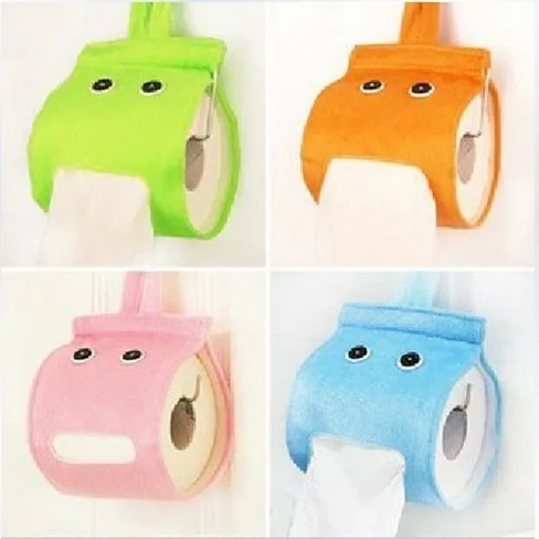 1PC Creative Korea paper towel sleeve Elf hanging type paper towel box toilet tissue paper towel box KX 329