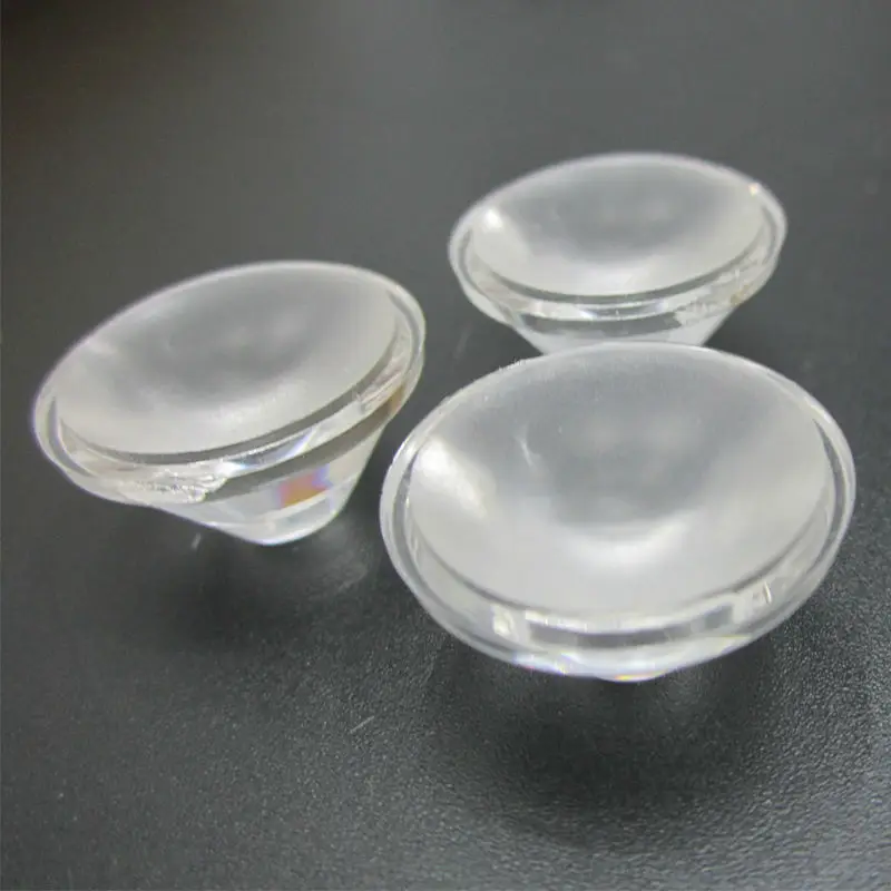 20mm Optical LED Lens PMMA Acrylic Flat Frost Lenses 5 10 15 30 45 60 90 120 Degree For 1 3 5 Watt High Power LED Chip