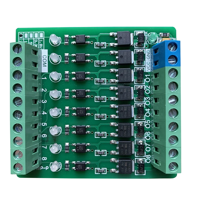 AL-ZARD Electromagnetic Valve controller MCU PLC MOS Transistor Amplifier Board Input fully compatible PNP or NPN Output 3.3-24V