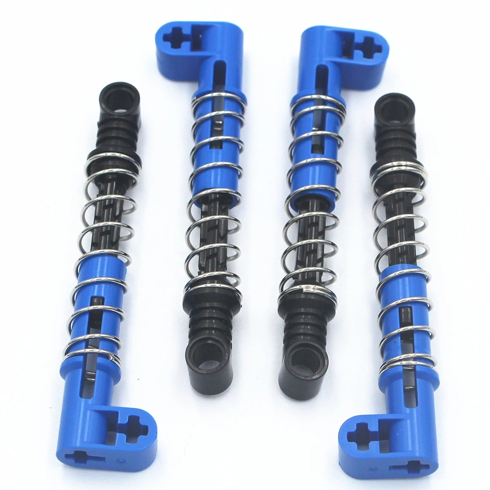 Self-Locking Brick MOC Building Blocks Bulk Technical parts Shock Absorber 9.5L (Hard Spring) 4pcs Compatible with Lego 18405