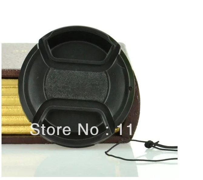 غطاء للعدسة الأمامية لكاميرا كانون نيكون سوني مع سلك ، 49 مللي متر ، شحن مجاني ، جديد ، لكانون نيكون سوني بنتاكس أوليمبوس