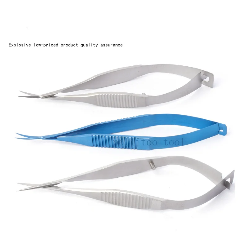 Microscopic Instruments 8.5cm Micro Scissors Inner Barrier Cut Quality Titanium Alloy Scissors Hand Membranous Envelo