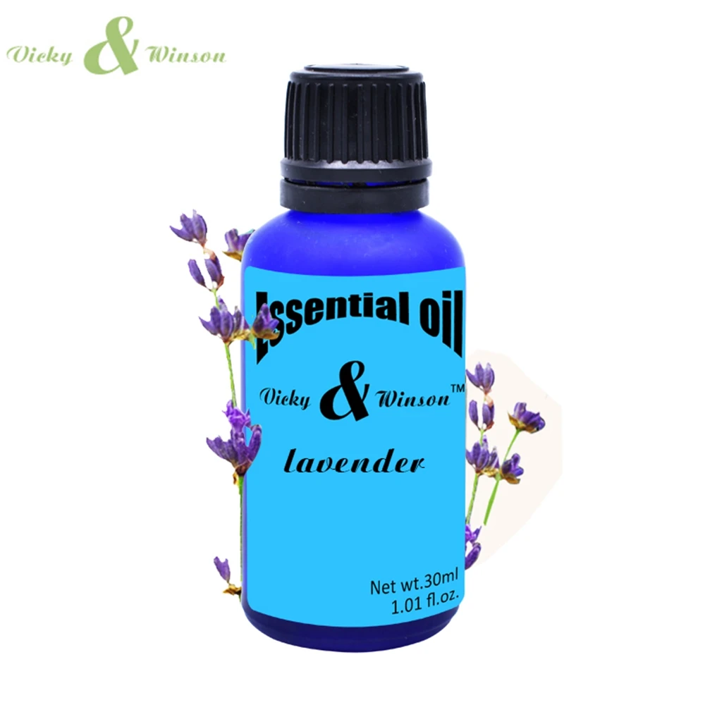 Vicky e winson Estratto della Pianta di Lavanda aromaterapia oli essenziali 30ml Oli Essenziali Aromaterapia Naturale Dei Capelli Viso VWXX23