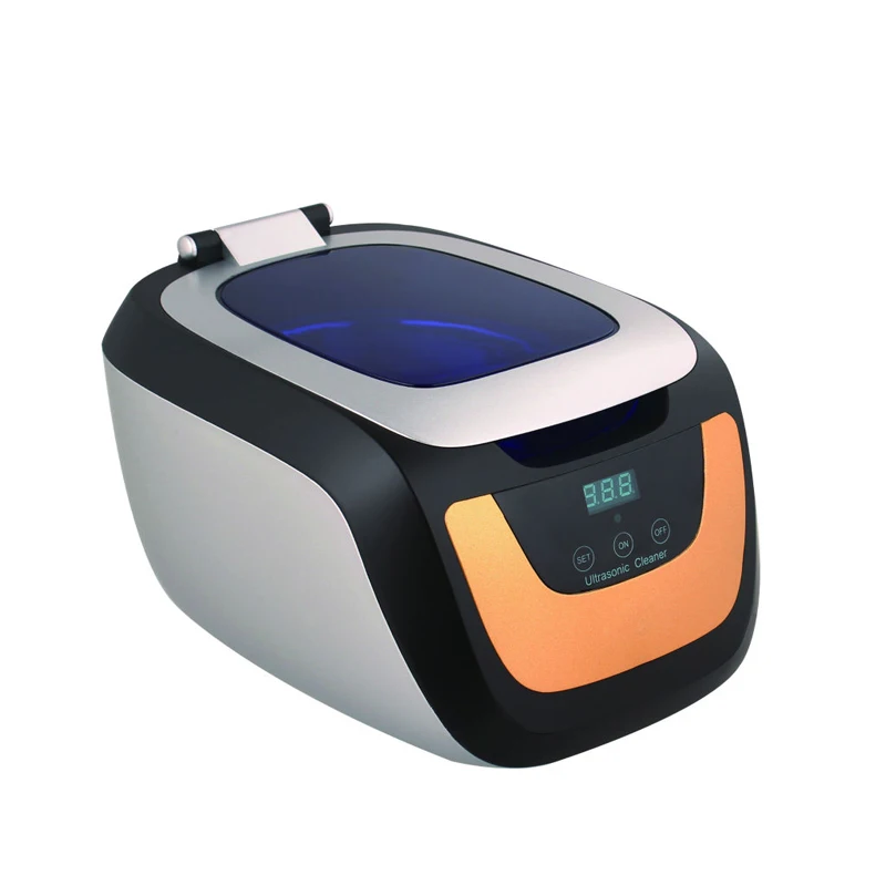 Máquina de ultrassom para limpeza doméstica, programa digital de 750ml, para relógio, jóias, óculos, lâminas dentárias, escovas de dentes