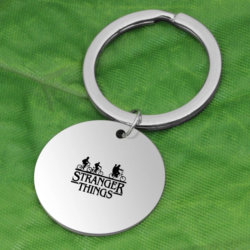 Classic HBO Game stronger things pendant stainless steel Jewelry Key Holder K073 Ufine