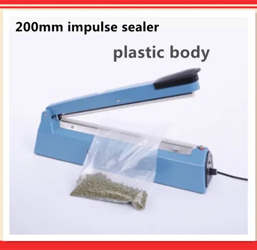 220V 200 Hand pressure PP PE Sealer plastic film manual sealing machine packing machine