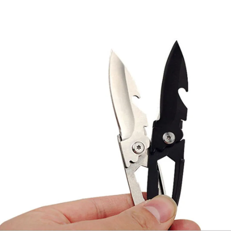 Multifunctional EDC Knife Outdoor Self defense Mini Keychain Multi Tool Key Pocket Letter Camp Pare Peeler Peel Parcel Open