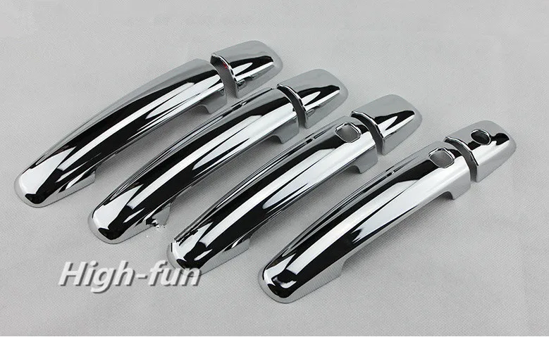 FUNDUOO For SUZUKI S-CROSS SCROSS 2014 2015 Chrome Door Handle Cover + Cup Bowl Cover Trim Sticker Free Drop Shipping