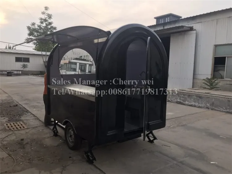 Miễn Phí Vận Chuyển CFR 220Cm Dây Thép Không Gỉ Giá Rẻ Nhất Nhanh Phố Ăn Nhẹ Trailer/Trung Quốc Làm Đá Di Động Kem Bán Hàng Tự Động Xe Tải Thực Phẩm xe Kéo