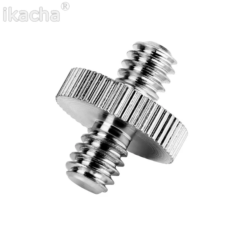 1/4" Male to 1/4" Male Threaded Adapter 1/4 Inch Double Male Screw Adapter Supports Tripod Mayitr Camera Accessories