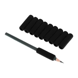 XRHYY-Paquete de 30 unidades de espuma suave, empuñaduras de lápiz de 1,5 pulgadas, Color negro