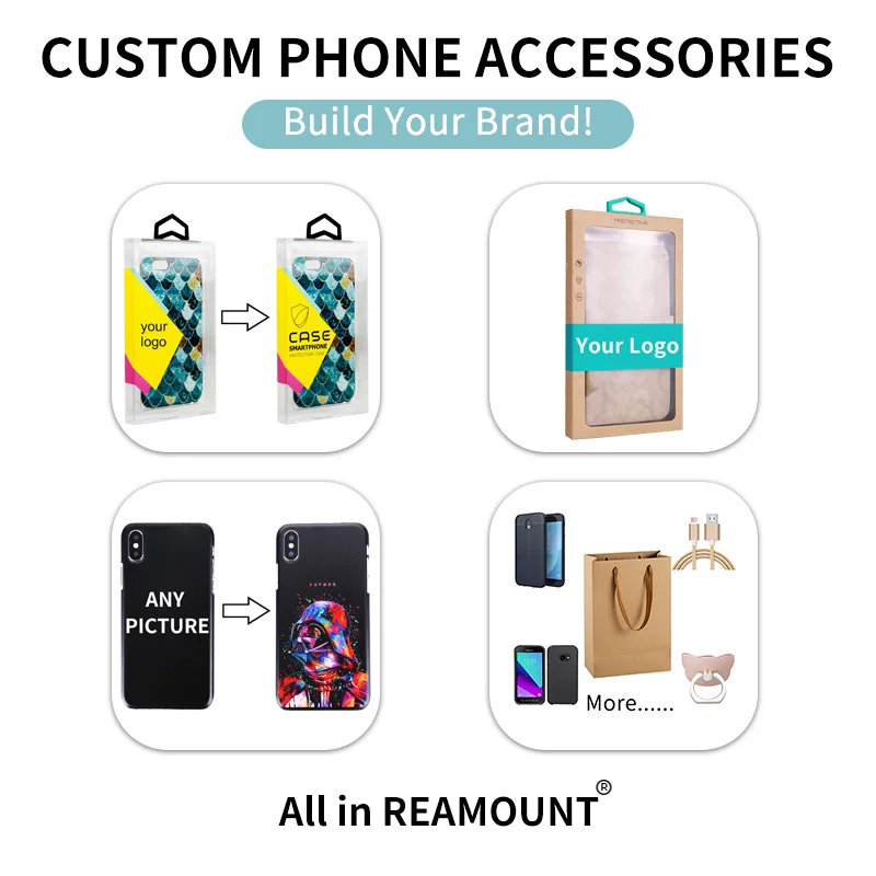 200 pcs  Wholesale Custom Gift PVC Packaging Box for Samsung S9 Plus Case Hard Retail Packaging Case for iPhone 8 Case