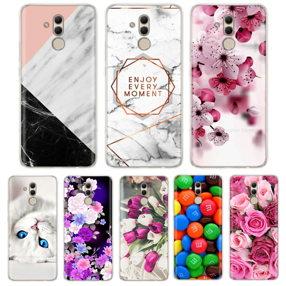 Per Huawei Mate 20 Lite custodia Mate20 Lite Cover posteriore in Silicone morbido custodia in TPU per Huawei Mate 20 Lite 20 Lite SNE-LX1 custodie