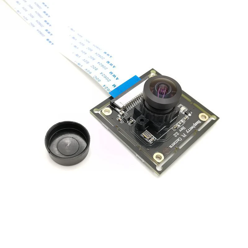 New Arrival Raspberry Pi 3 Model B + kamera szerokokątna 5MP regulowana ostrość Mini kamera wideo do dzwonka Raspberry Pi 3