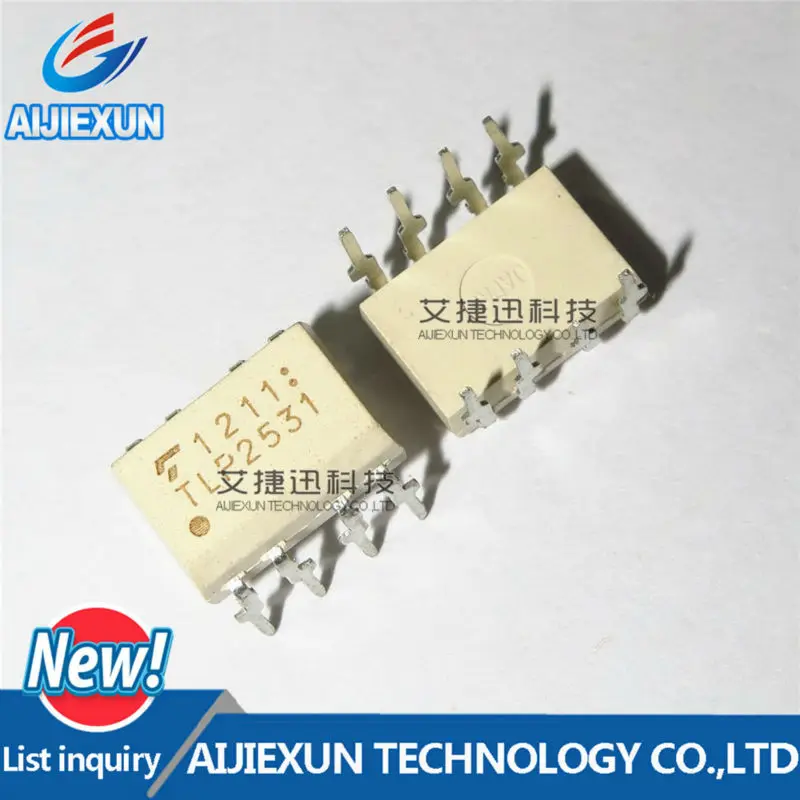 10Pcs TLP2531 DIPSOP8 Optocoupler - IC Output, 2 CHANNEL LOGIC OUTPUT OPTOCOUPLER, 11-10C4, DIP-8 in stock 100%New and original