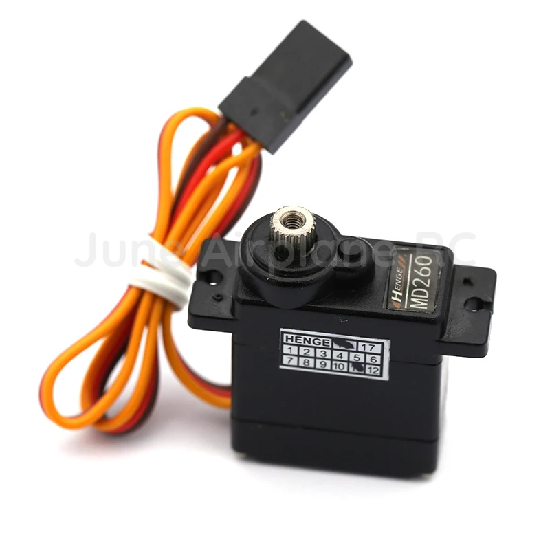 4 pcs Servo MD260 Metal Gear Digital Servo Rotating Servo Specially Designed for FPV pan