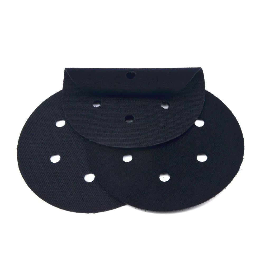 6 zoll (150mm) 6-loch Ultra-dünne Oberfläche Schutz Interface Pad für Schleifen Pads und Haken & Klettschleifscheiben Dünne beflockung Pad