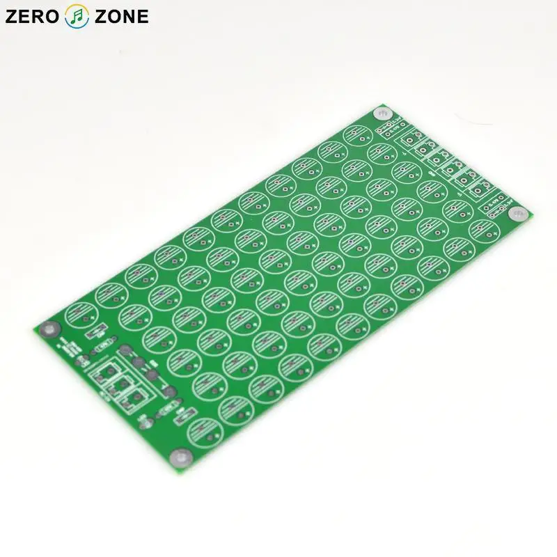 ZEROZONE 62pcs Capacitors Array Power Supply Bare PCB For Amplifier PSU DIY