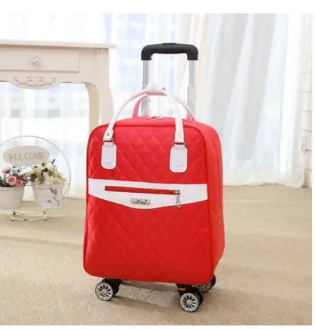 Wheeled bag for travel  Women travel backpack with wheels trolley bags Oxford large capacity Travel Rolling Luggage Suitcase Bag