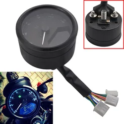 8-18V Universal Motorcycle LCD Digital Odometer Tachometer Speedometer Gauge Multi-function for Cafe Racer 2 - 4 Cylinders