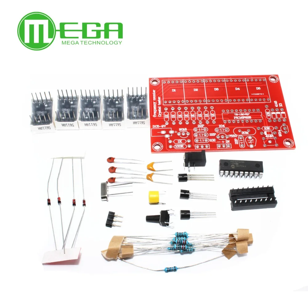 DIY Kits RF 1Hz-50MHz Crystal Oscillator Frequency Counter Meter Digital LED tester meter