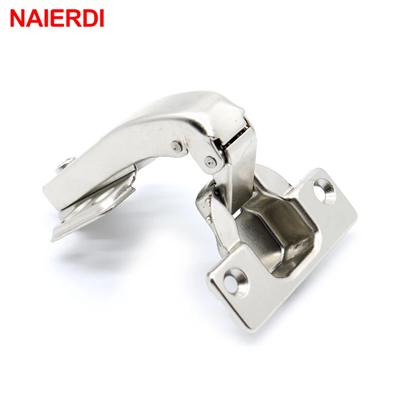 Brand NAIERDI 90 Degree Corner Fold Cabinet Door Hinges 90 Angle Hinge Hardware For Home Kitchen Bathroom Cupboard With Screws