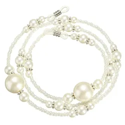 Hot Sale Fashion New Pearl Beaded Eyeglass Holder Necklace Sunglass Eye Sun Glasses Chain Lanyard Cord Holder neck strap Rope