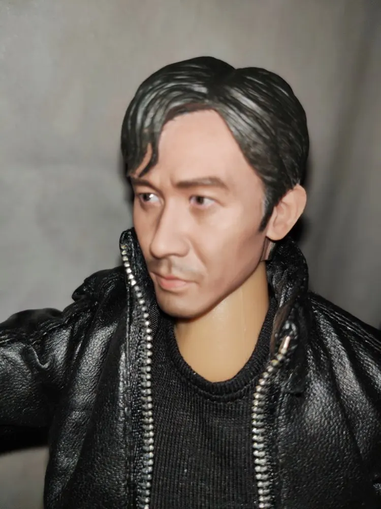 1/6 scale figure doll accessory Infernal Affairs Tony Leung Chiu Wai head sculpt for 12