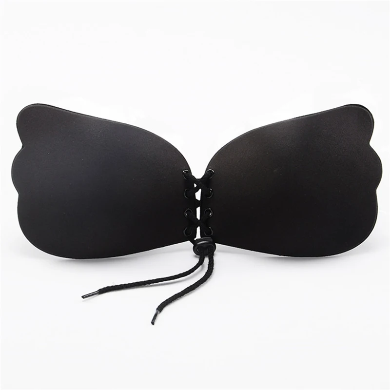 Soutien-gorge Push Up Invisible sans Couture pour Femme, Sexy, Adhésif, en Silicone, Dos aux, Bralette de Mariage, Sans Bretelles, Intimes