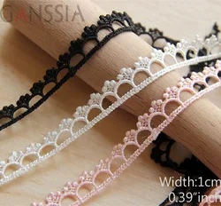 2yards/lot  Width:1cm Good Quality Lace DIY Water Soluble Laces for Clothing Sewing Accessories Lace(ss-304)