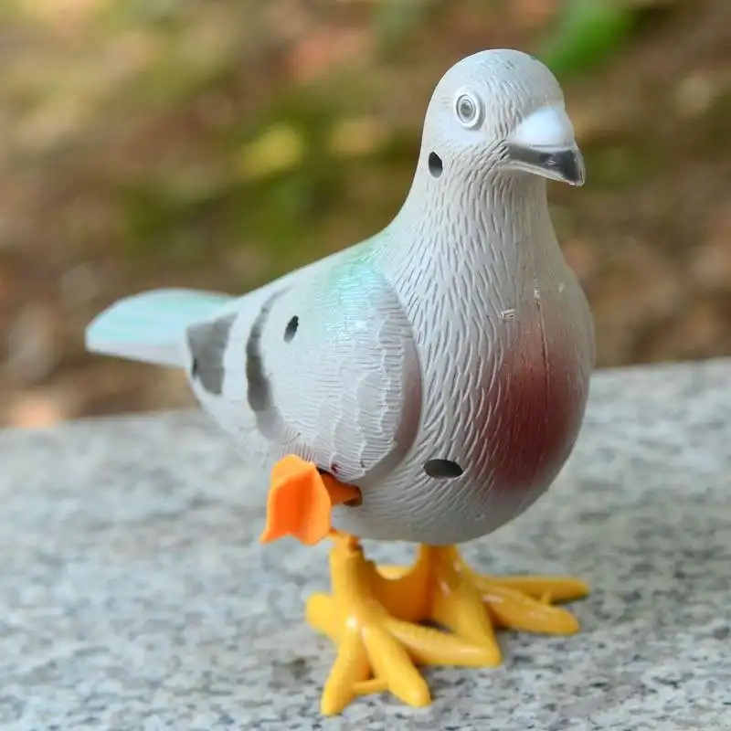 Little For Pigeons Clockwork Toys Cute Puzzle Children Chain Simulation Pull Back Plastic Animal Model 2-4 Years 2021