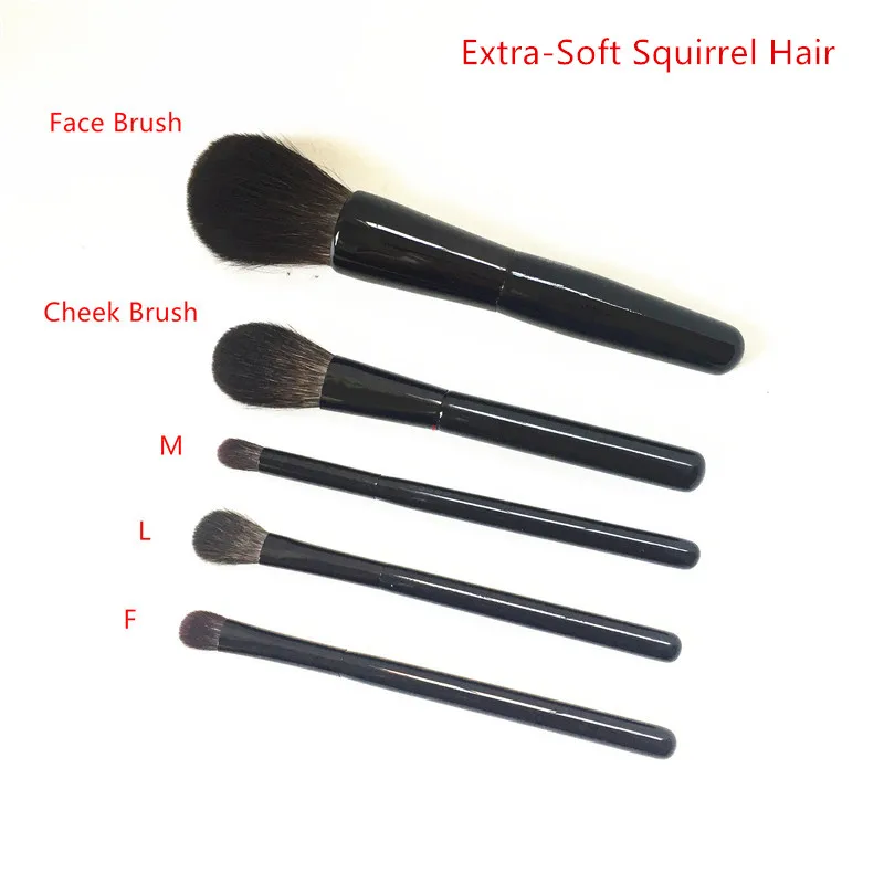 SQ Face Brush / Cheeck Brush L/M/F Eyeshadow Brushes Extra-Soft Squirrel Hair Powder Blush Eye shadow Makeup Blender Applicator