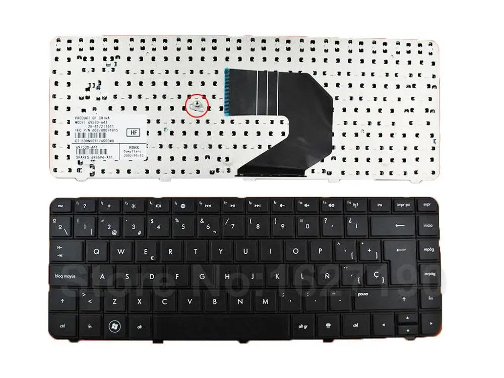 

NEW SP/Spanish Replacement laptop keyboard for HP Pavilion G4-1000 G6-1000 CQ43 CQ57 430 630S BLACK Cuaderno de teclado