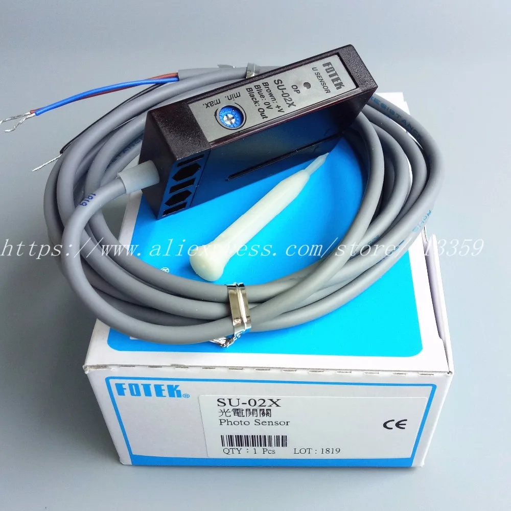 SU-02X FOTEK NPN NO HIGH SPEED U TYPE LABEL SENSOR Photoelectric Switch Sensor 100% New & Original Genuine