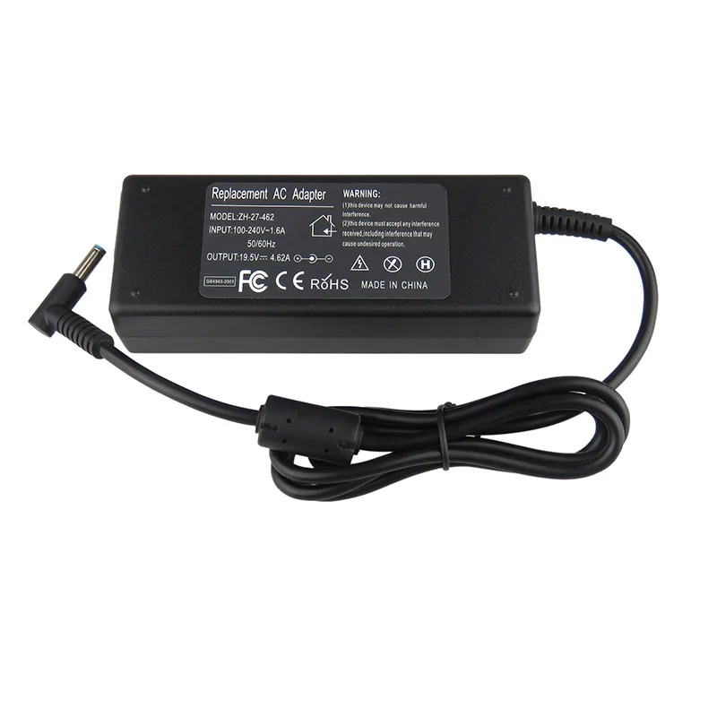 19.5v 4.62A DC4.5*3.0 Adapter Charger for HP Pavilion 17-e127sf 15 Notebook PC 15-e029TX 15-e026tx 14-e035tx 14-e022tx