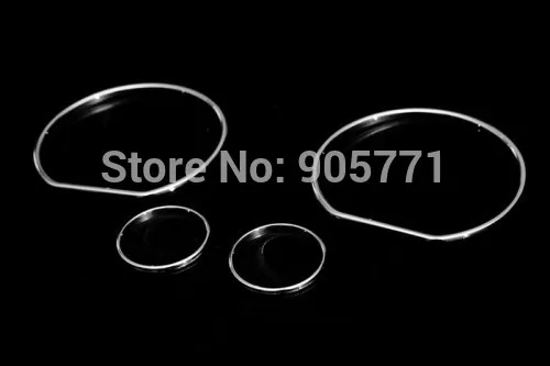 

High Quality Chrome Dashboard Gauge Ring Bezel Dial Ring Set for VW Polo 6N 94-99 Free Shipping