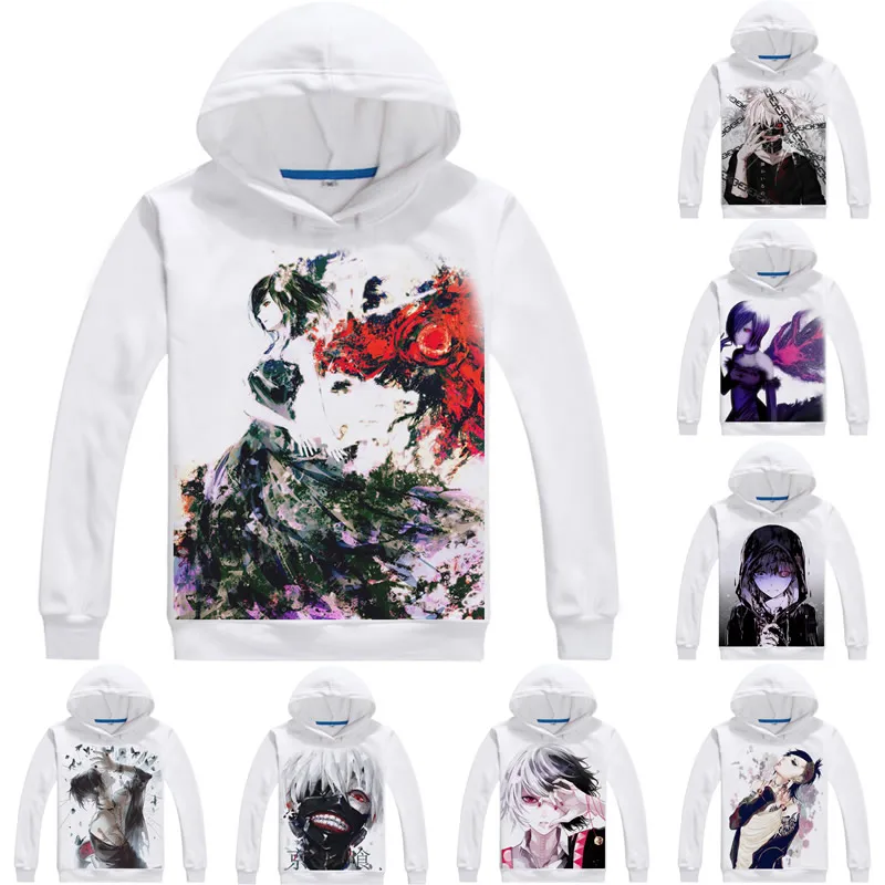 

COOLPRINT Toka Kirishima Mens Hoodies Tokyo Ghoul Men Sweatshirt Streetwear Hip Hop Anime Hoodie Harajuku Stranger Things Gift