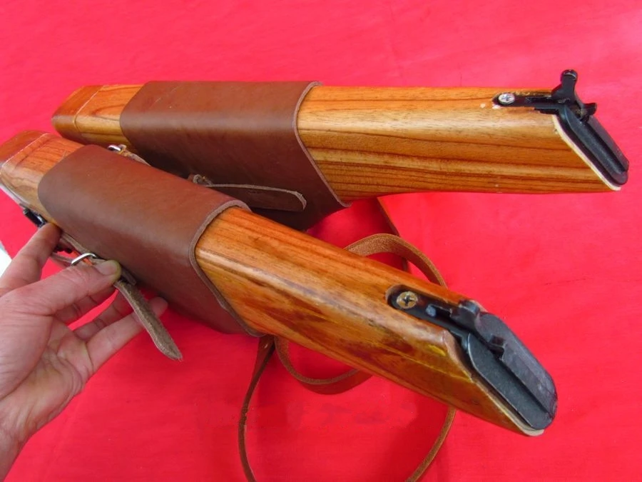 NEW WWII GERMAN MAUSER C96 TYPE BROOMHANDLE HOLSTER -BEST MILITARY COLLECTION