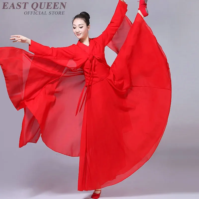 Dança popular chinesa traje para a mulher roupas stage usar trajes de dança do leque de dança tradicional Chinesa nacional antiga DD961