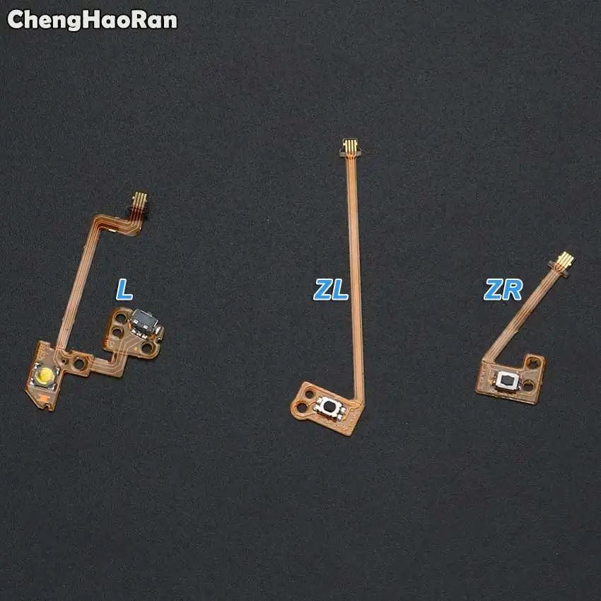 

ChengHaoRan ZL ZR L Button Key Ribbon Flex Cable for Nintendo Switch NS Joy Con Stick Caps Skin for Joy-Con Controller