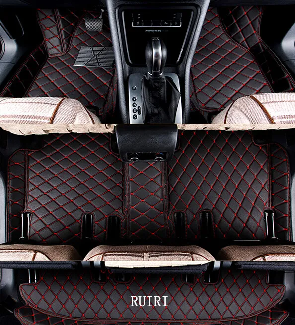 Good quality & Free shipping! Custom special floor mats for BMW 218i 220i 220d Gran Tourer 7 seats 2018-2014 waterproof carpets