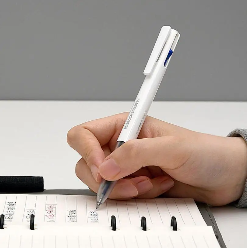 الأصلي KACO 4 في 1 متعددة الوظائف أقلام 0.5 مللي متر أسود أزرق أحمر الملء mi القلم الميكانيكية قلم اليابانية الحبر مكتب المدرسة