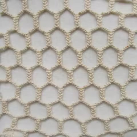Classic Honeycomb Grid Knitted Mesh Fabric,100% Cotton Net Fabric,French Hollow Braided,Fashion Patchwork,DIY craft Sewing cloth