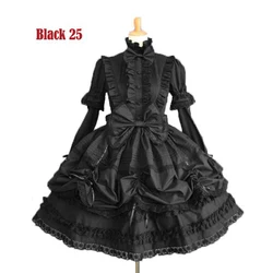 Halloween Victorian Gothic Lolita Dress Cosplay Long Tiered Layered Women Skirt Costumes Custom-made