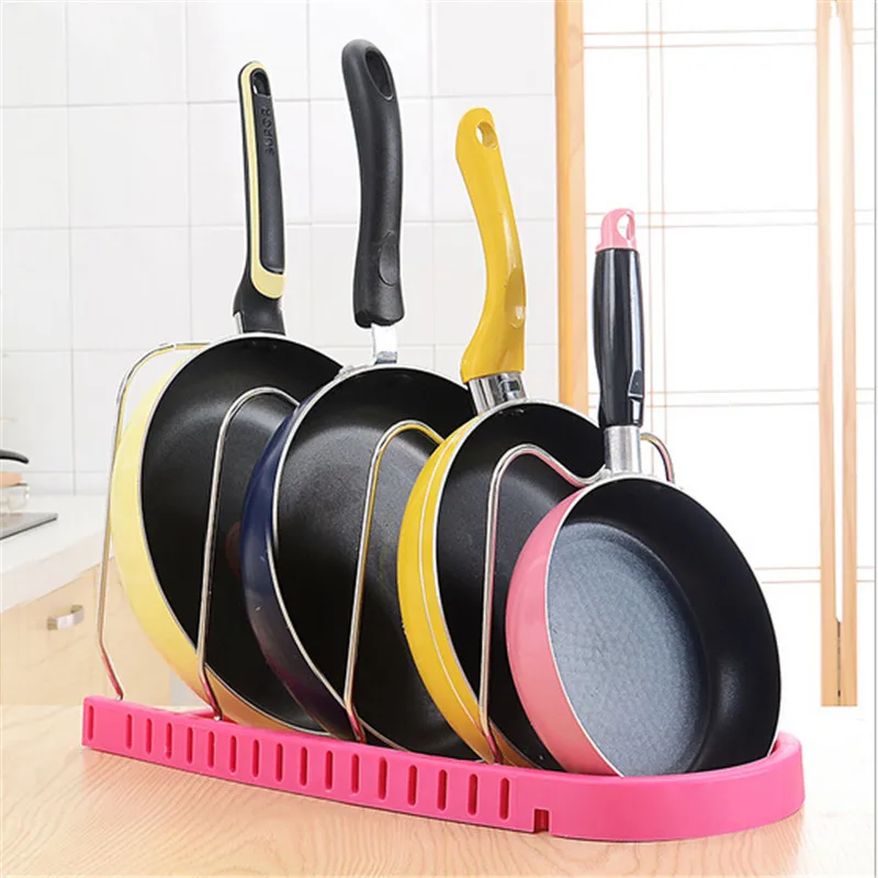 Four Layers Adjustable Storage Pot Racks Multifunctional Storage Racks For Kitchen room Storage Holders Save Space Good Helper!