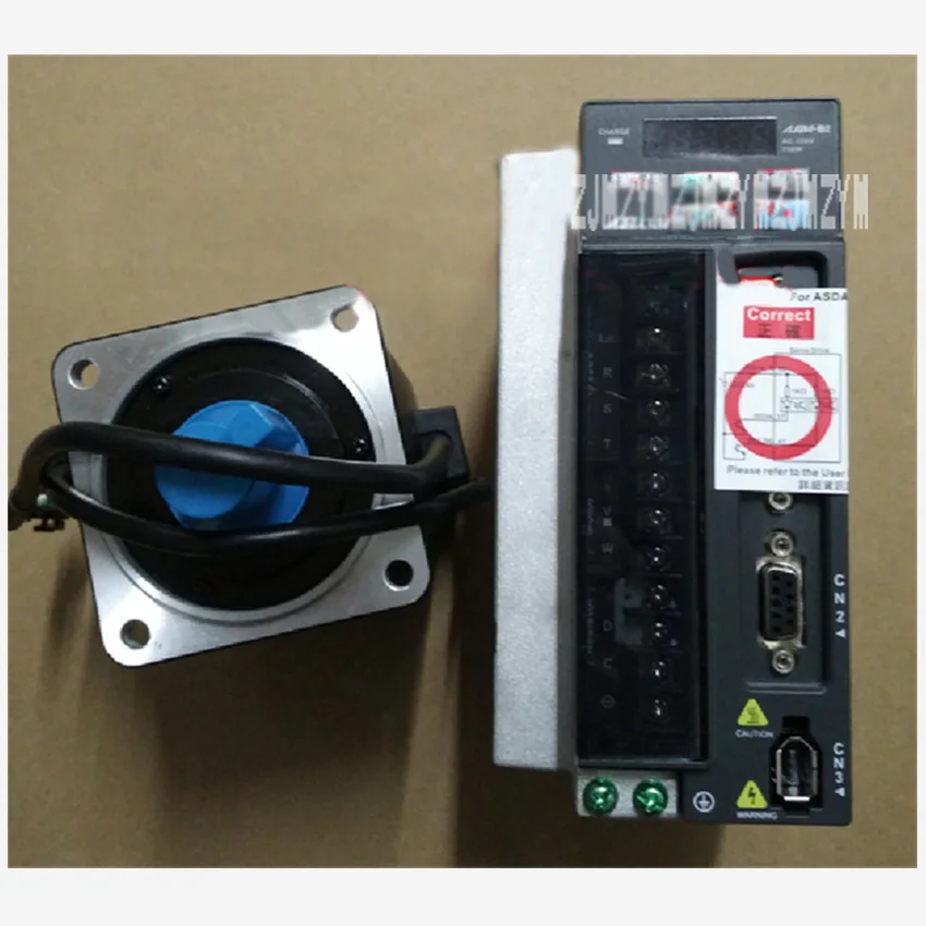 

750W 2.39NM 3000RPM AC Servo Motor ECMA-C20807SS+ASD-B2-0721-B Oil Seal Brake 220V AC Servo Motor+ AC Servo Drive+3M Cable kit